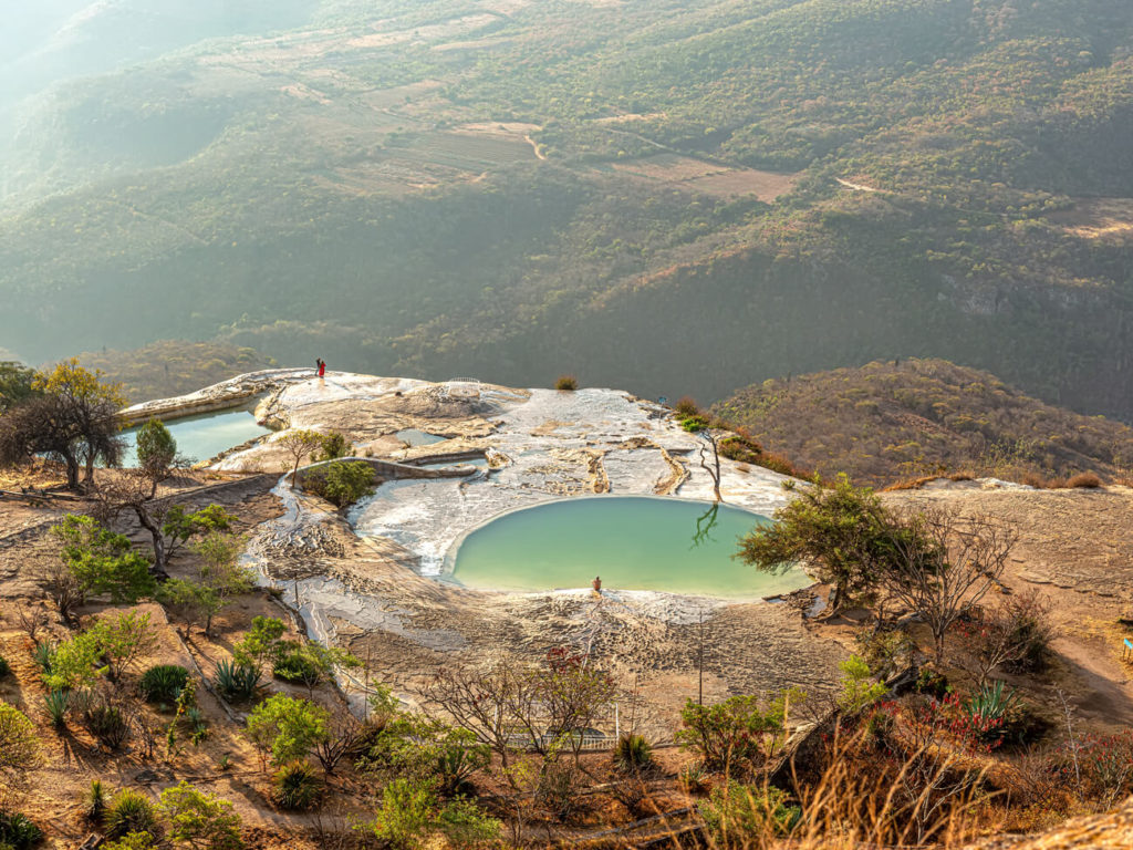 Fotografías de las cascadas de Hierve el Agua en Oaxaca
