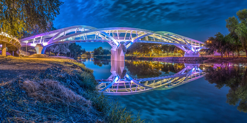Puente Bimodal en el Río Tamazula