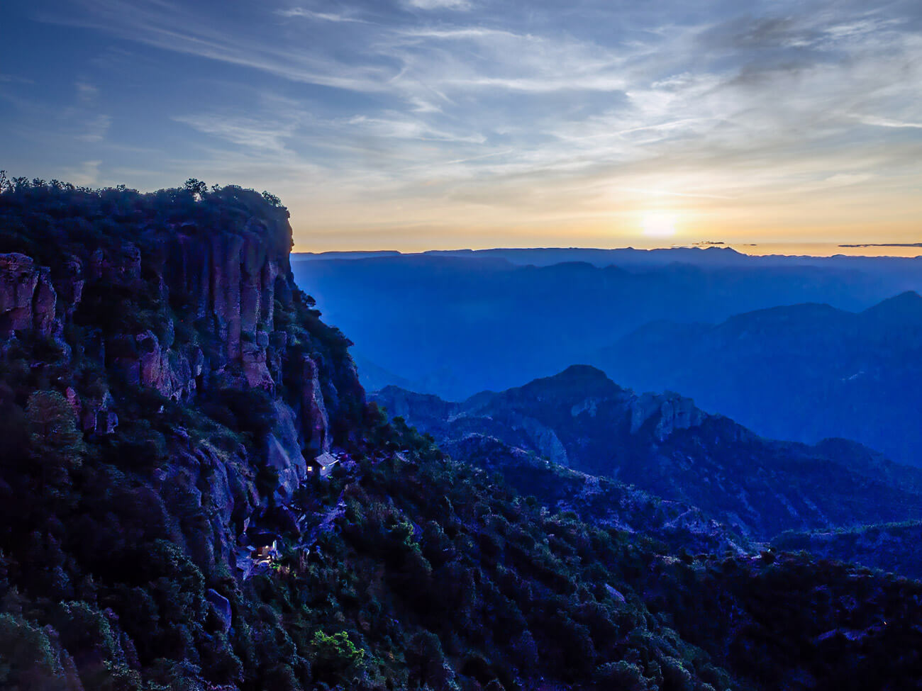 Barrancas del Cobre en la Sierra Tarahumara