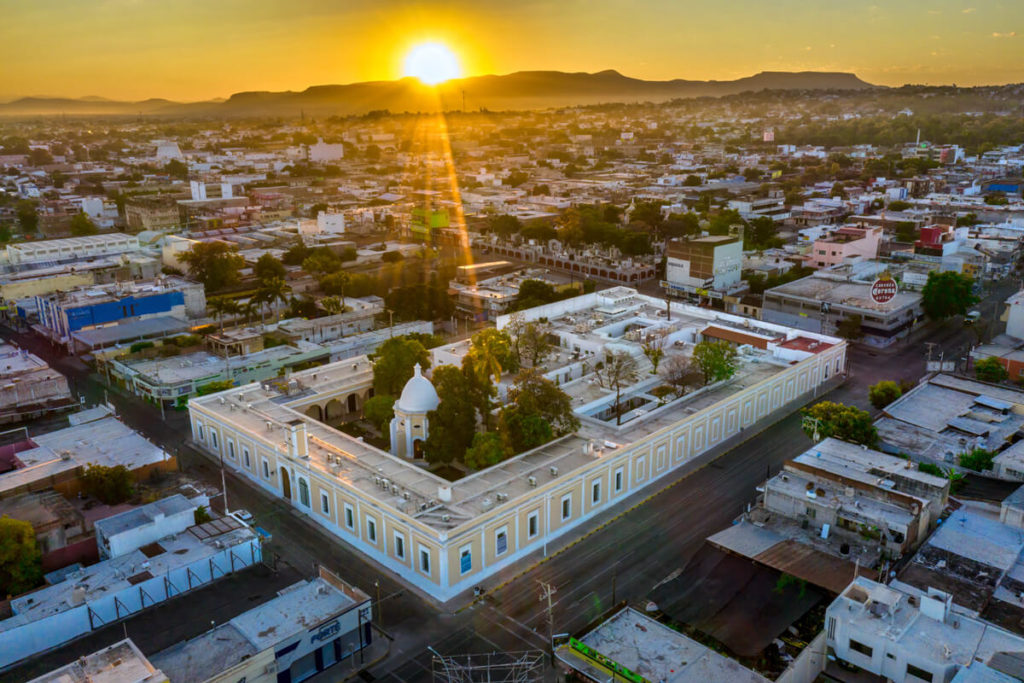 Fotografía aérea del Hospital Del Carmen